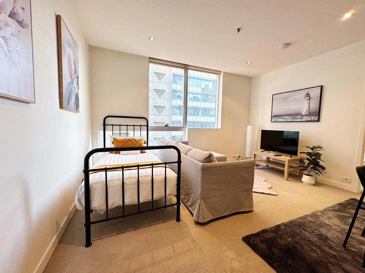 Luxe Central City Qv Apartment With Indoor Pool & Gym Melbourne Exteriör bild